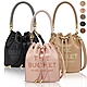 MARC JACOBS Leather The Bucket Bag 壓印 Logo 繩索提把二用水桶包(多色/任選) product thumbnail 1