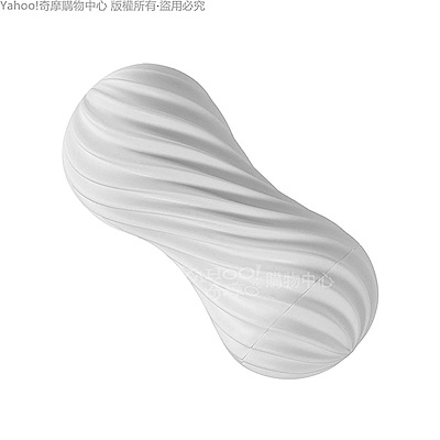 日本TENGA-MOOVA 軟殼螺旋自慰杯(重複使用)絲綢白 MOV-001 情趣用品/成人用品