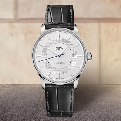 MIDO 美度 官方授權 Baroncelli 永恆系列 機械錶 送禮推薦-39mm M0374071603101