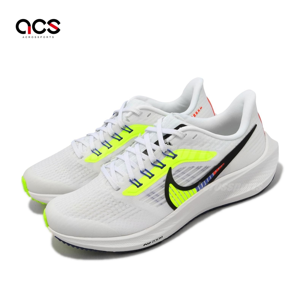 Nike 慢跑鞋 Air Zoom Pegasus 39 NN GS 大童鞋 女鞋 白 螢光黃 小飛馬 運動鞋 DM4015-100