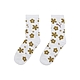 Puma 休閒襪 Fashion Crew Socks 女款 白 黃 花花 中筒襪 長襪 襪子 BB147204 product thumbnail 1