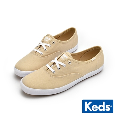 KEDS CHAMPION 品牌經典帆布鞋-淺卡其色 9231W113468