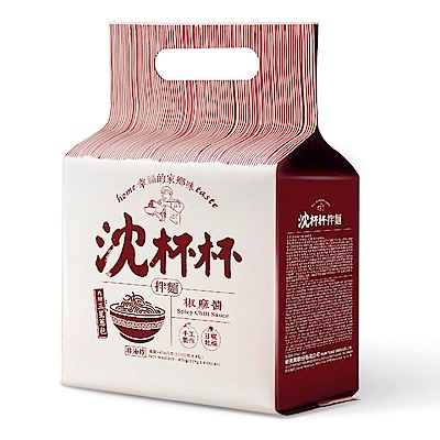 新東陽 沈杯杯拌麵-椒麻醬(119g*4入)