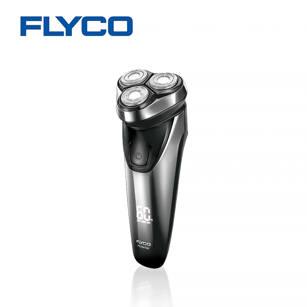 【FLYCO】三刀頭智慧電動刮鬍刀(FS339)