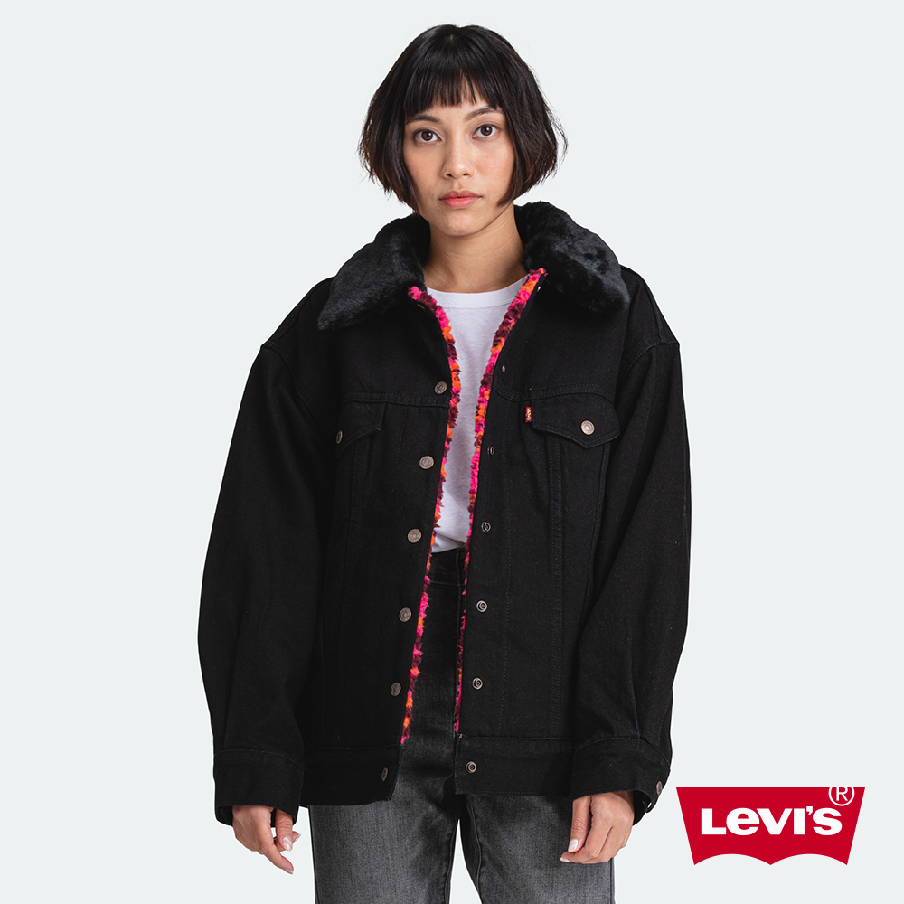 levi's sherpa hoodie