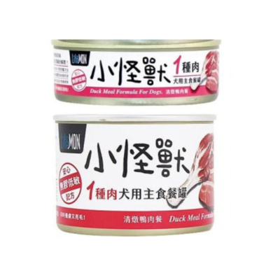 LitoMON怪獸部落-1種肉無膠主食罐-犬用清燉鴨肉餐 82g (A019) x 24入組