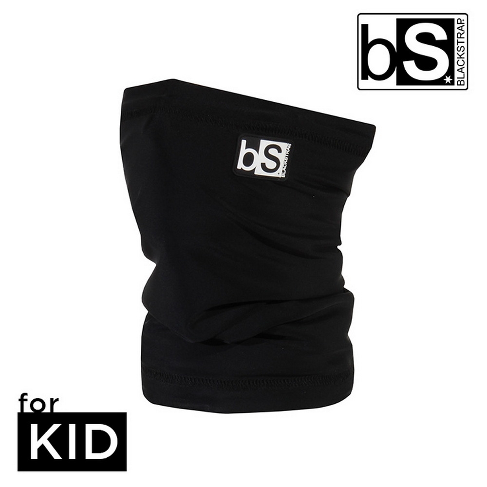 【BlackStrap】Kids Tube-S 童雙層多功能頭巾 Black/黑