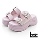 【bac】雙扣大寶石厚底涼拖鞋-粉紫 product thumbnail 1