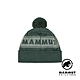 【Mammut 長毛象】Peaks Beanie 保暖針織LOGO毛球羊毛帽 深玉石綠/玉石綠 #1191-01100 product thumbnail 1