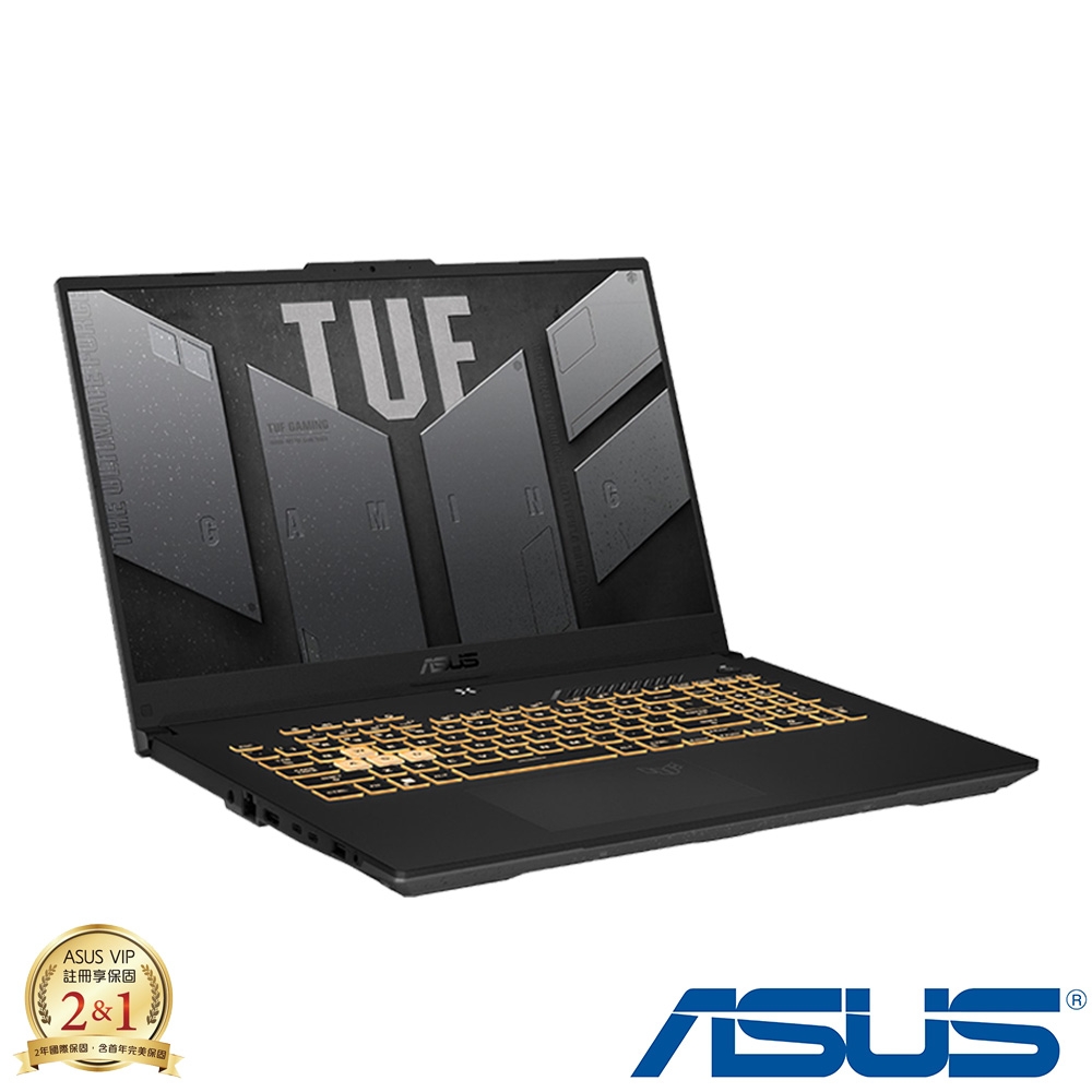 (M365組) ASUS FX707VU 17.3吋電競筆電 (i7-13620H/RTX4050 6G/16G/512G PCIe SSD/Gaming F17/御鐵灰)