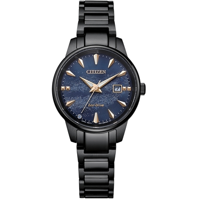 CITIZEN 星辰 光動能 天川銀河 時尚光動能高雅錶-女錶(EW2595-81L)29.2mm