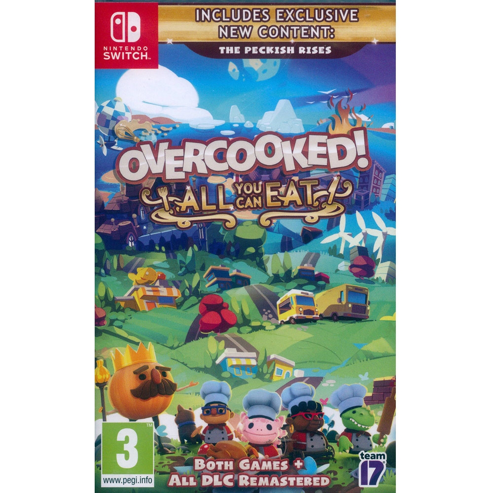 胡鬧廚房！全都好吃 (煮過頭大合輯) Overcooked All You Can Eat - NS Switch 中英日文歐版