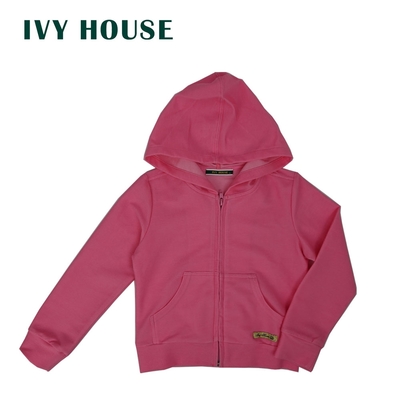 IVY HOUSE 常春藤 棉質細絨布背部印花連帽夾克