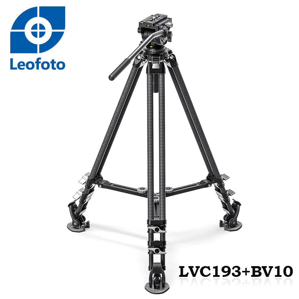 Leofoto 徠圖 LVC193C+BV10碳纖維3節三腳架含油壓雲台(彩宣總代理)