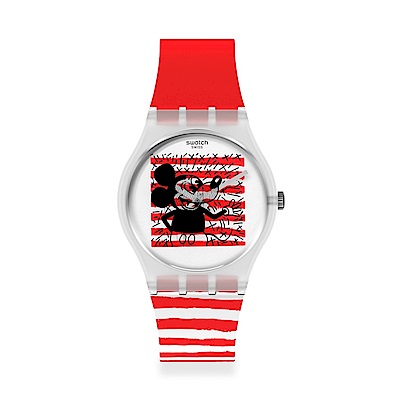 Swatch Gent 原創系列手錶 MOUSE MARINIÈRE-34mm