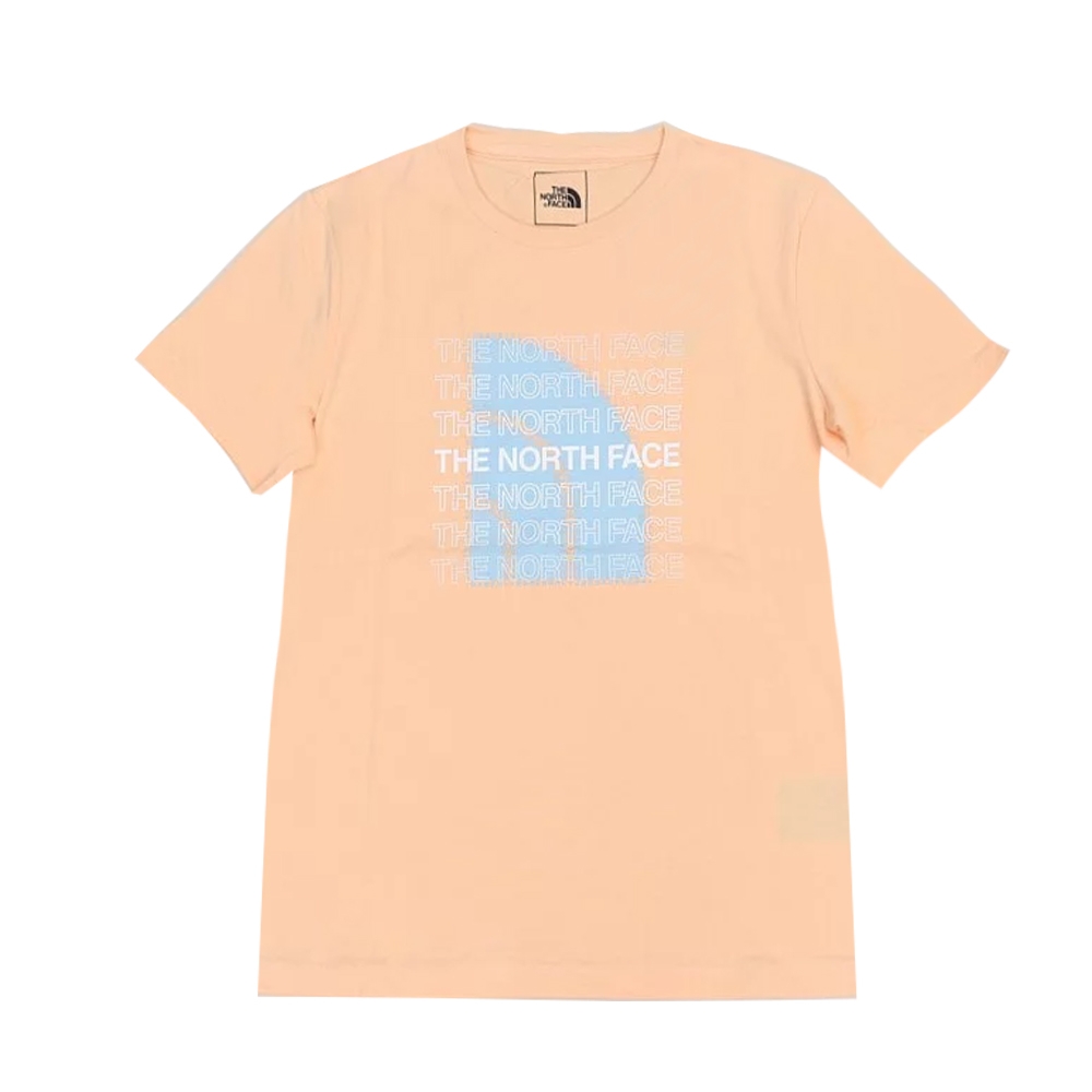 The North Face W MFO NOVELTY GRAPHIC TEE - AP 女 短袖上衣-橘色-NF0A86RW3R8