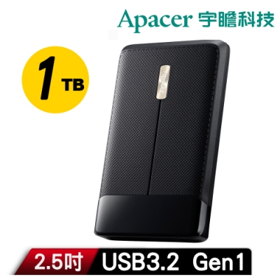 Apacer 宇瞻 AC731 1TB USB3.2 Gen1 商務型軍規抗摔行動硬碟