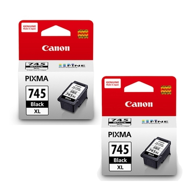 CANON PG-745XL/PG745XL 高容量 原廠黑色墨水匣(2入組)