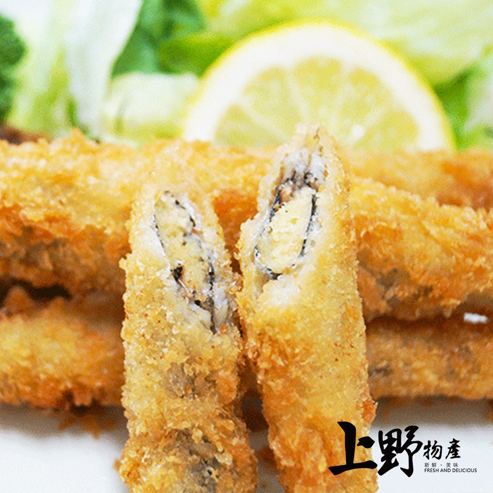 【上野物產】XXL挪威裹粉酥炸抱卵柳葉魚(250g±10%/6隻/包) x18包 (18包共108隻)