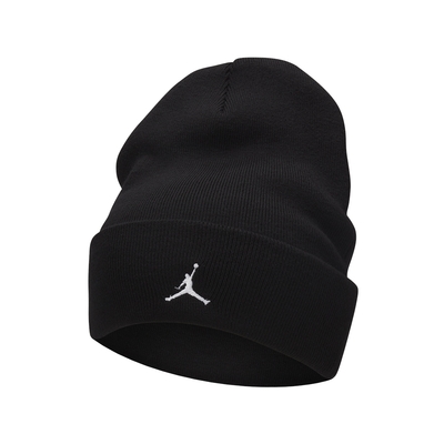 Nike U J Peak BEANIE ESS 男女 黑 中性 喬丹 刺繡 運動 Logo 毛帽 FN4672-010