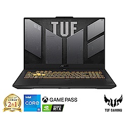 (升級32G) ASUS FX707ZC4 17.3吋電競筆電 (i5-12500H/RTX3050/16G/512G/機甲灰/TUF Gaming F17)