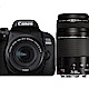 【快】Canon 800D+18-55mm+75-300mm III 雙鏡組*(平輸) product thumbnail 1