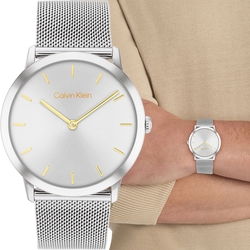 Calvin Klein CK Exceptional 中性錶 米蘭帶手錶 母親節禮物 送禮推薦-37mm 25300001