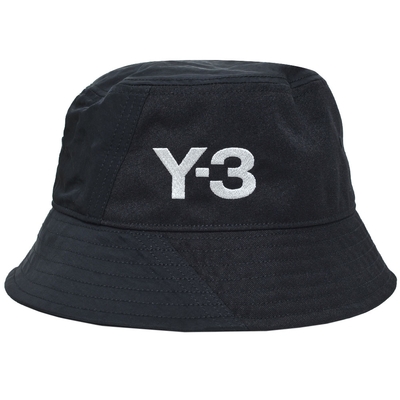 Y-3 LOGO STAPLE 經典字母LOGO山本耀司漁夫帽(黑/H62986)