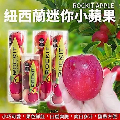 (滿799免運)【天天果園】Rockit樂淇甜櫻桃小蘋果1管(每管5顆/共約205g)