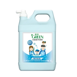 綠的GREEN 抗菌潔手慕斯加侖桶3800ml(海洋泡泡)