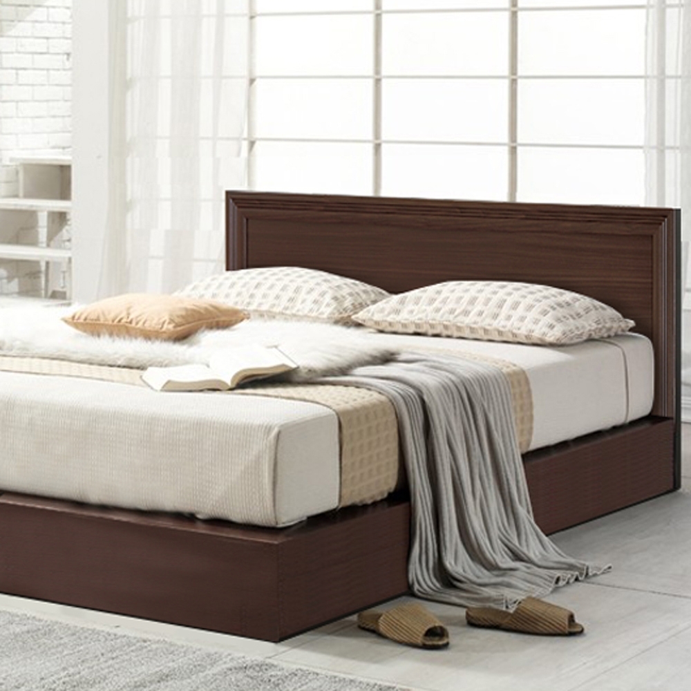 凱曼 馬克洛5尺雙人床組-三件式(床頭片+床底+床墊)-兩色可選