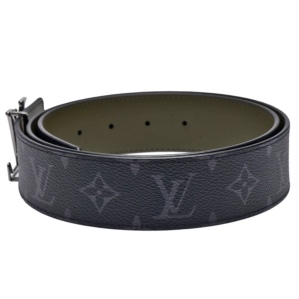 Shop Louis Vuitton MONOGRAM Lv line 40mm reversible belt (M0252U