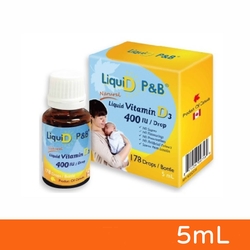 【優寶滴- LiquiD P&B】高濃縮天然維生素D3 5mL (教學醫院推薦)