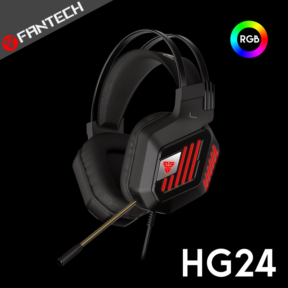 FANTECH HG24 7.1聲道RGB耳罩式電競耳機