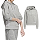 Adidas Lounge Hoody 女 灰色 運動 休閒 帽T 連帽T 上衣 連帽 長袖 IP0754 product thumbnail 1