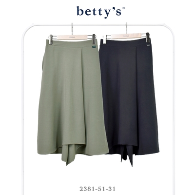 betty’s貝蒂思 腰鬆緊內開衩褲裙(共二色)