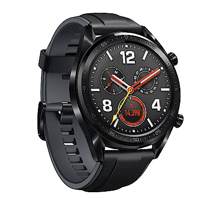 HUAWEI Watch GT 運動智慧手錶 (曜石黑矽膠錶帶)