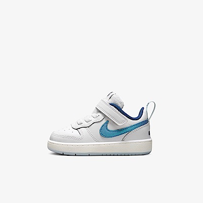 Nike Court Borough Low 2 SE TDV [DQ5981-100] 小童 休閒鞋 運動 魔鬼氈 白