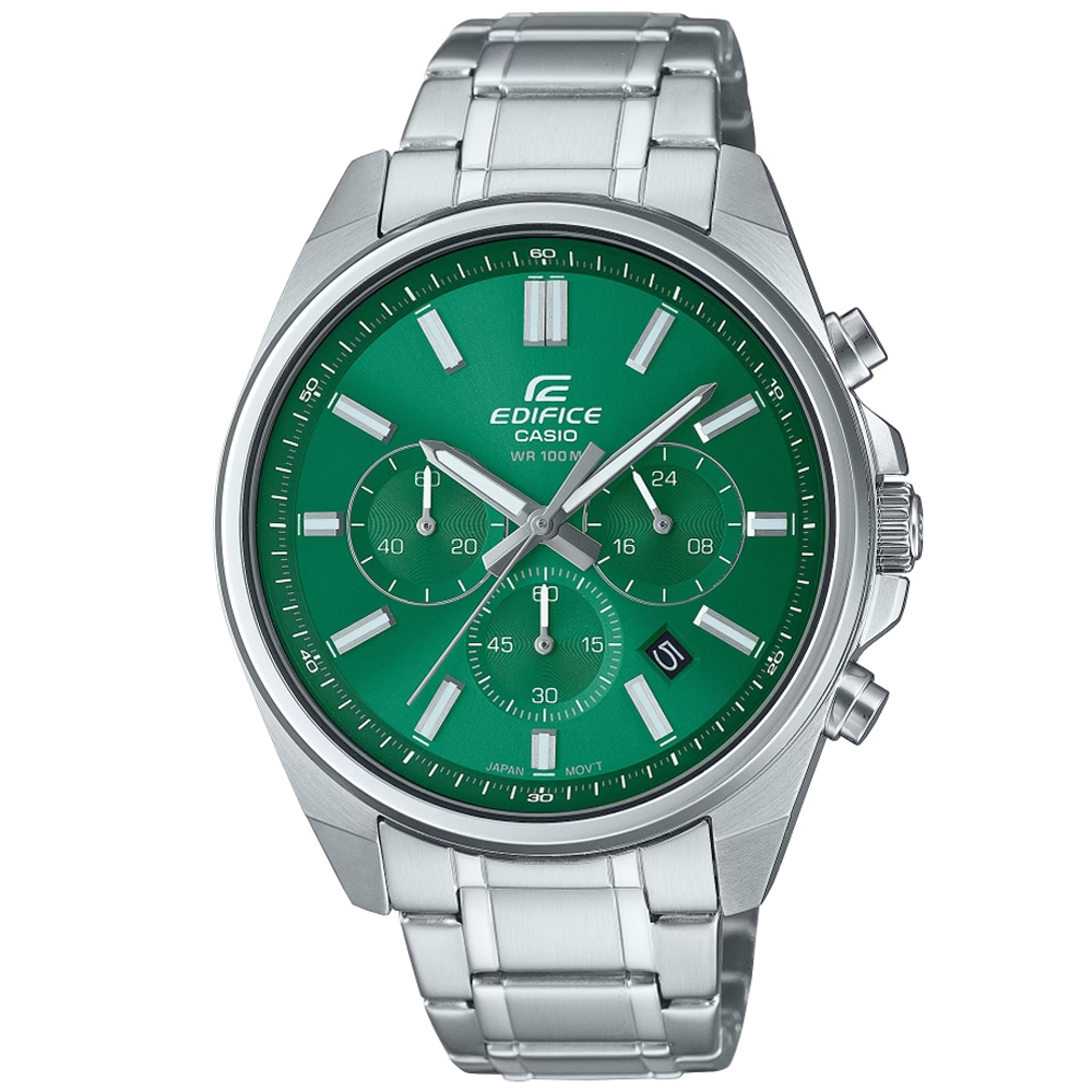 CASIO 卡西歐 EDIFICE 經典計時腕錶 母親節 禮物 43.5mm / EFV-650D-3AV