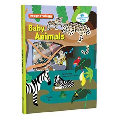 Baby Animals：Magnetology 動物寶寶要回家配對磁鐵書