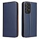Fierre Shann 真皮紋 Samsung A33 5G (6.4吋) 錢包支架款 磁吸側掀 手工PU皮套保護殼 product thumbnail 11