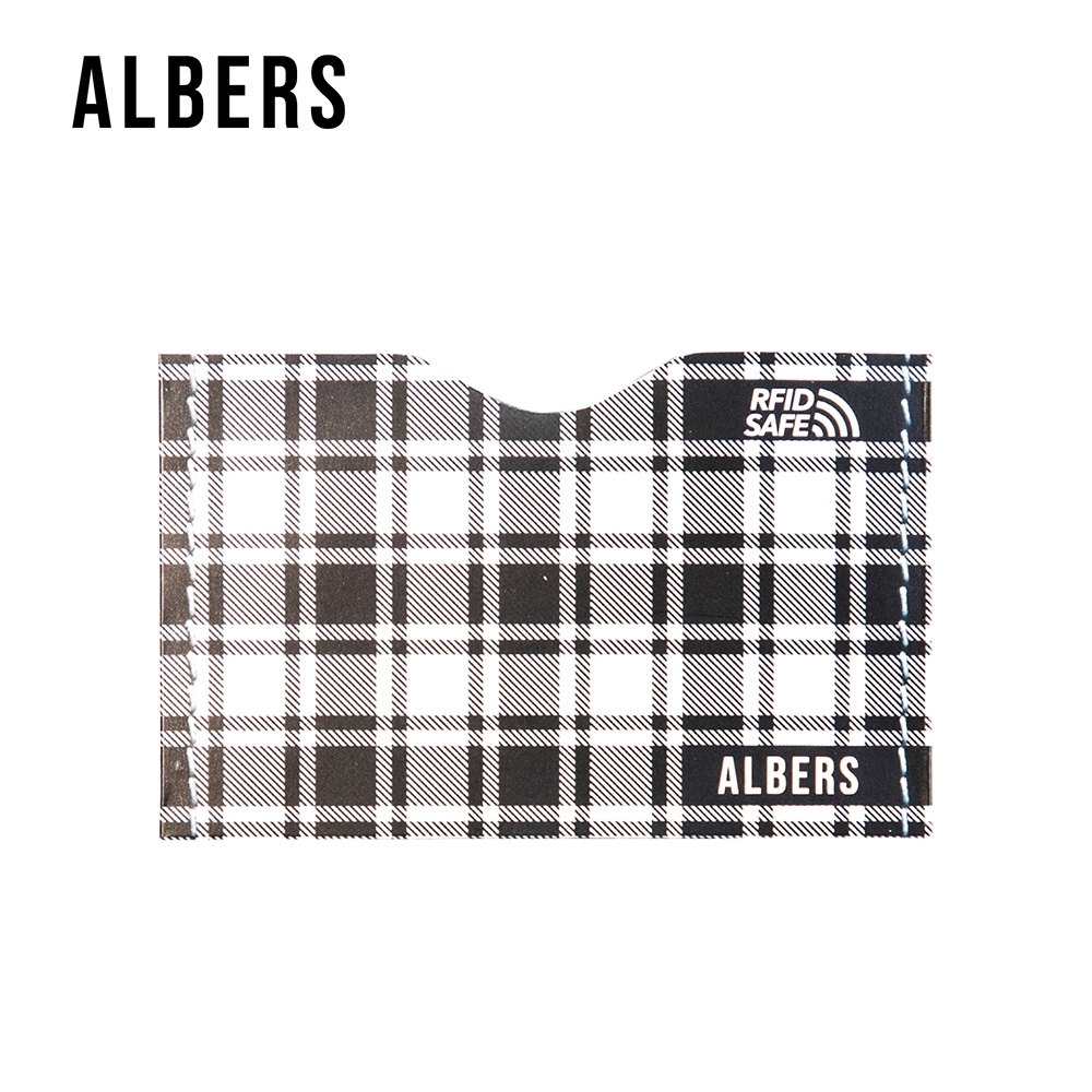 ALBERS RFID安心防盜刷信用卡防護套(格紋6入)