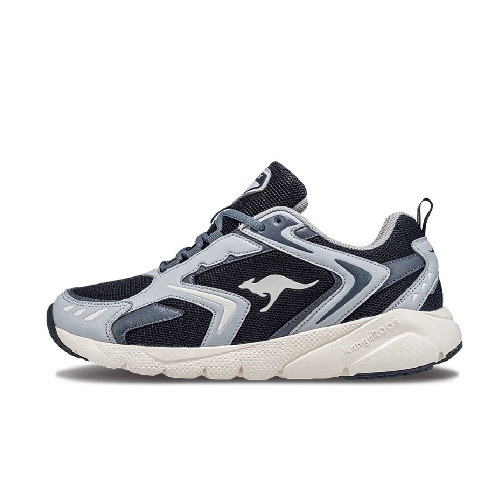 【KangaROOS】一起運動 BLEND 2 男運動鞋 24SS（KM41379/KM41370) (KM41370-男-黑/灰)