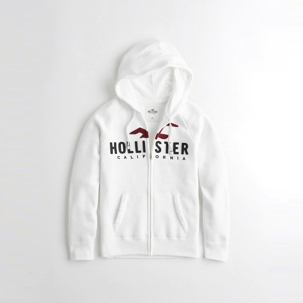 Hollister HCO 長袖 外套 白色 1171