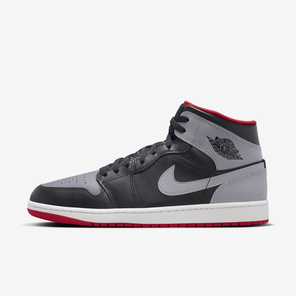 Nike Air Jordan 1 Mid [DQ8426-006] 男休閒鞋運動喬丹中筒AJ1 皮革灰