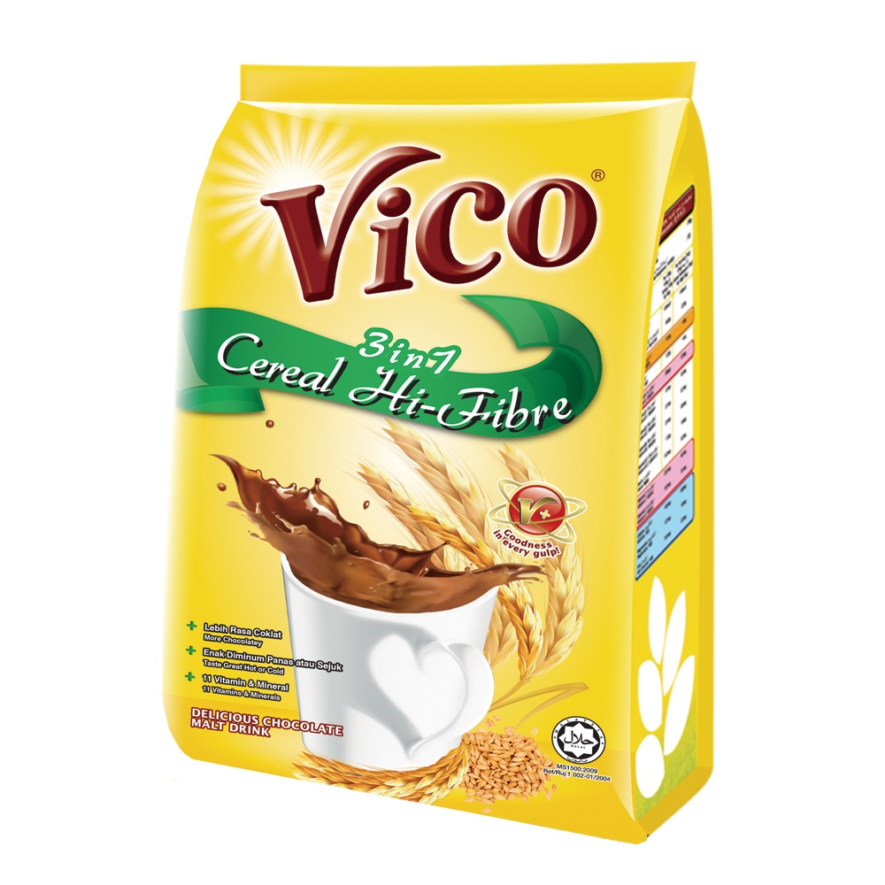 【Vico】高纖巧克力麥芽飲品(32gx15入/包)