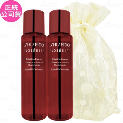 SHISEIDO 資生堂 紅色活酵超導奇蹟露(70ml)*2旅行袋組(公司貨)