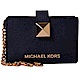 MICHAEL KORS MONEY PIECES經典PVC風琴式吊飾卡片夾-藍 product thumbnail 1