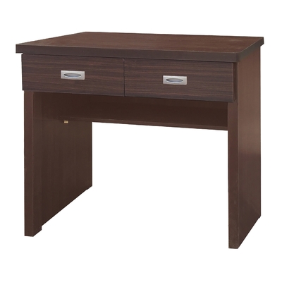 【文創集】梅拉 時尚2.6尺二抽書桌(四色可選)-78.4x39x77cm免組