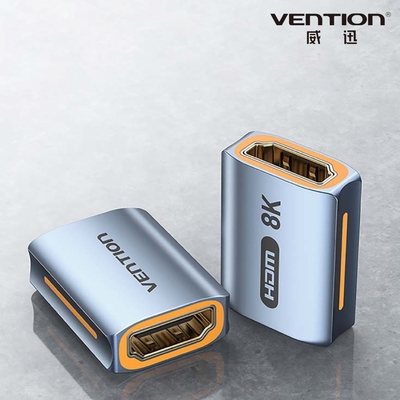 VENTION 威迅 AIU系列 HDMI 8K 母對母轉接頭 2入